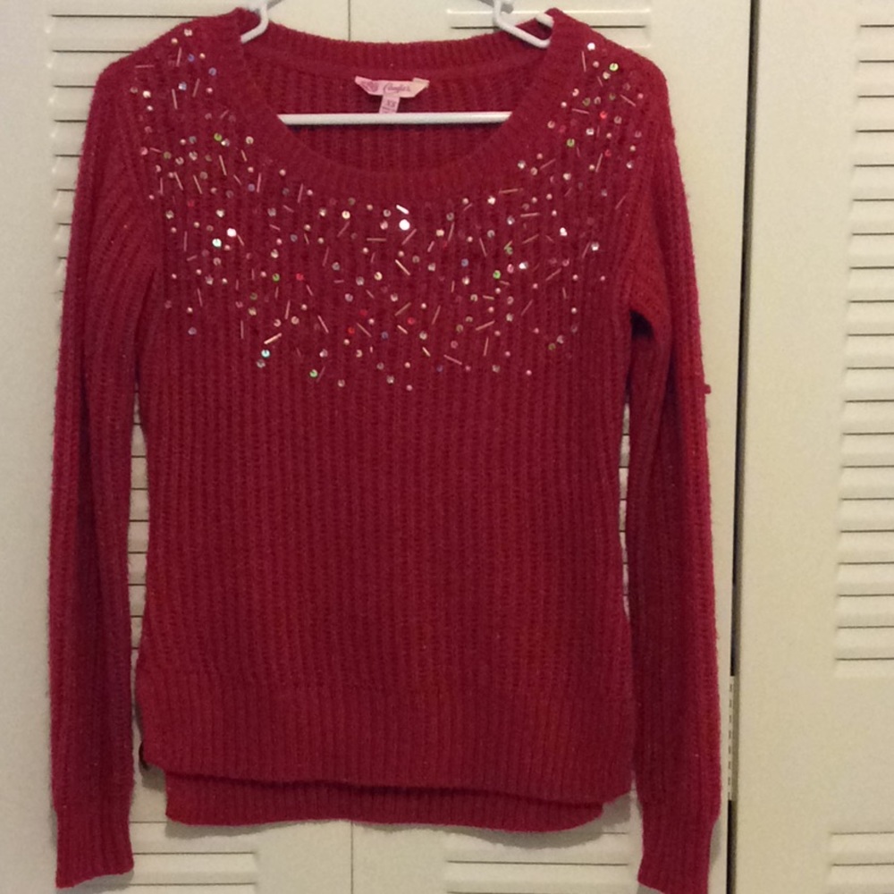 candies red sweater